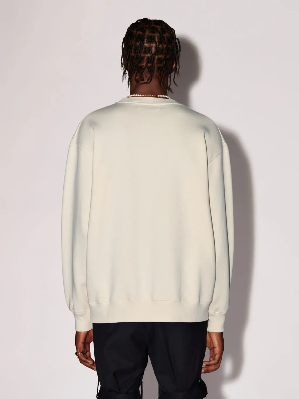 Logo Embroidered Crewneck Sweatshirt