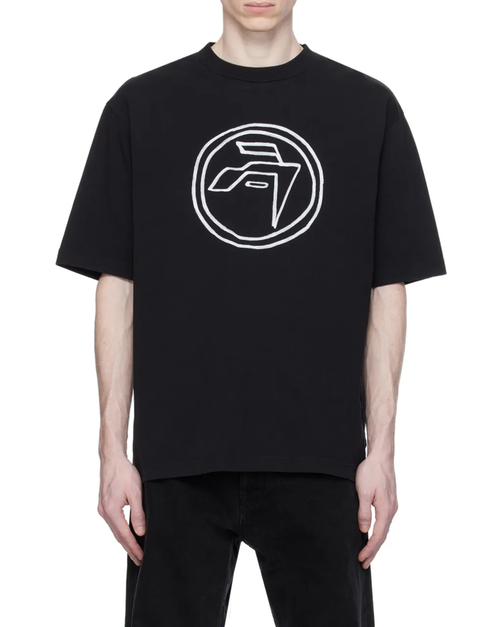 Emblem-Print Organic-Cotton T-Shirt