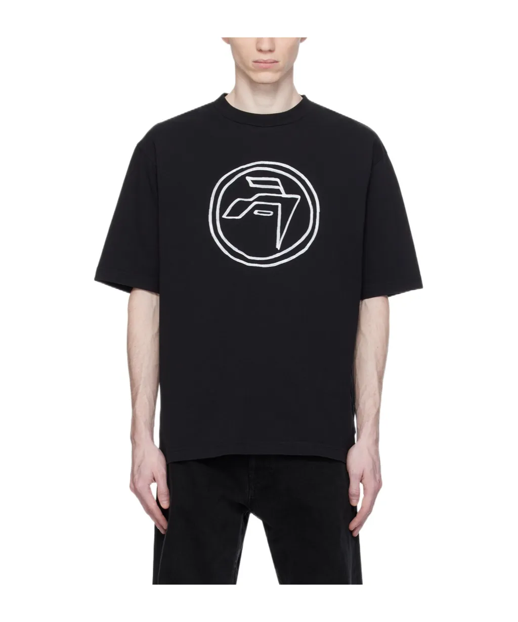 Emblem-Print Organic-Cotton T-Shirt