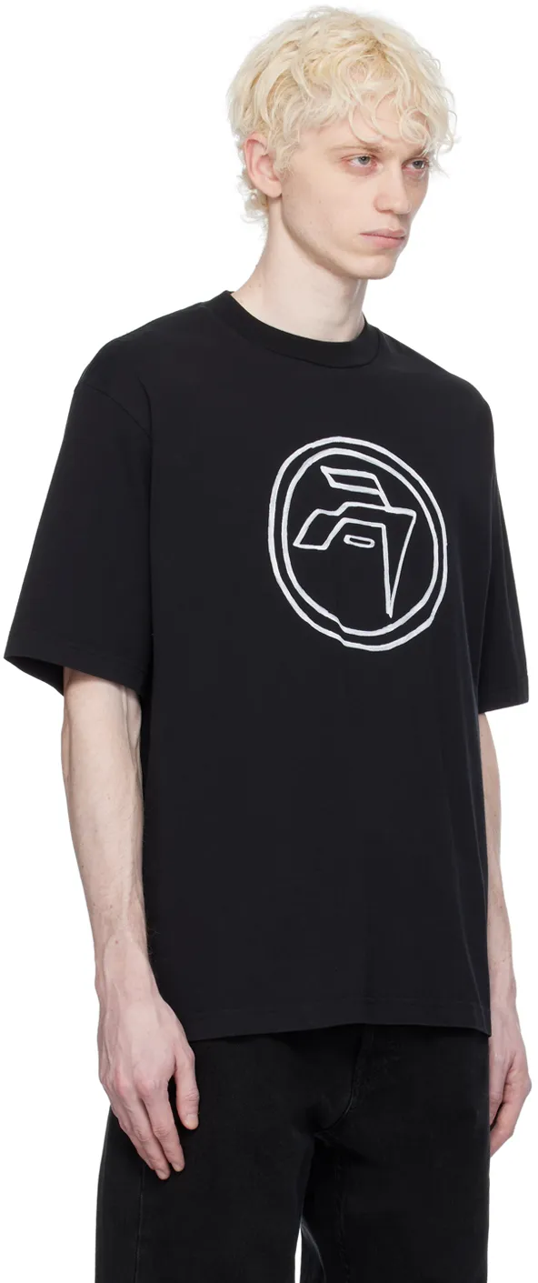Emblem-Print Organic-Cotton T-Shirt