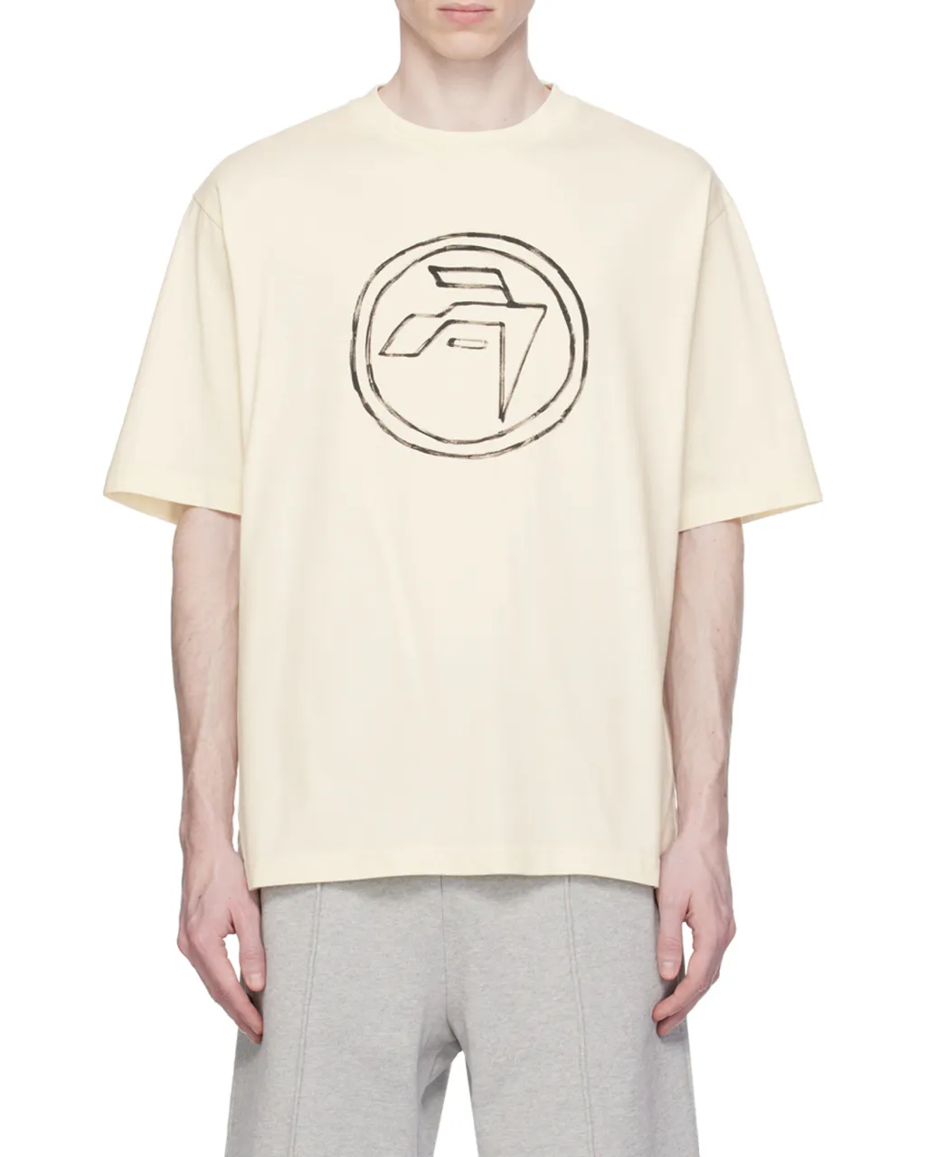 Emblem Printed Crewneck T-Shirt