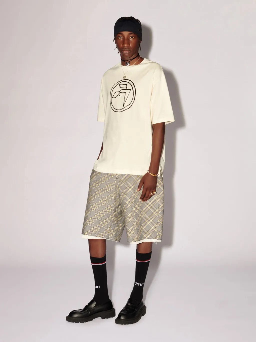 Emblem Printed Crewneck T-Shirt