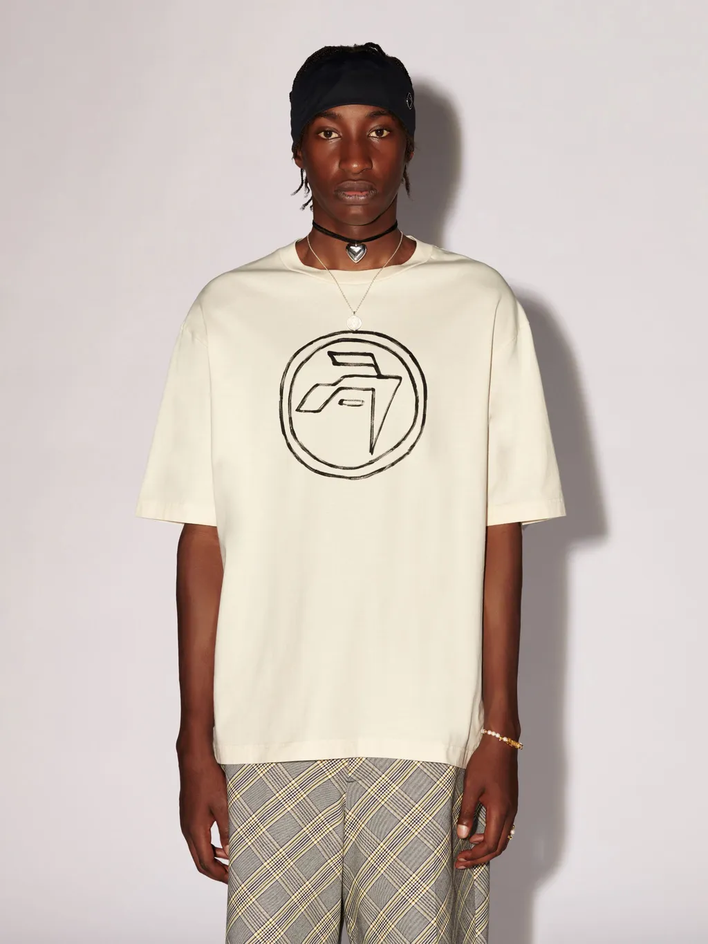Emblem Printed Crewneck T-Shirt
