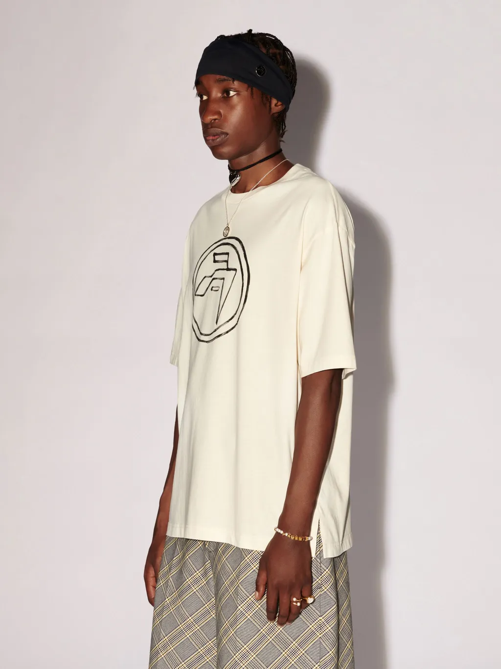 Emblem Printed Crewneck T-Shirt