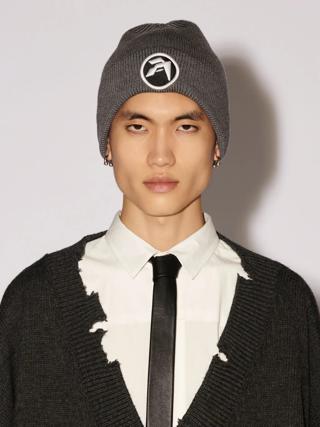 Logo-Embroidered Knitted Beanie