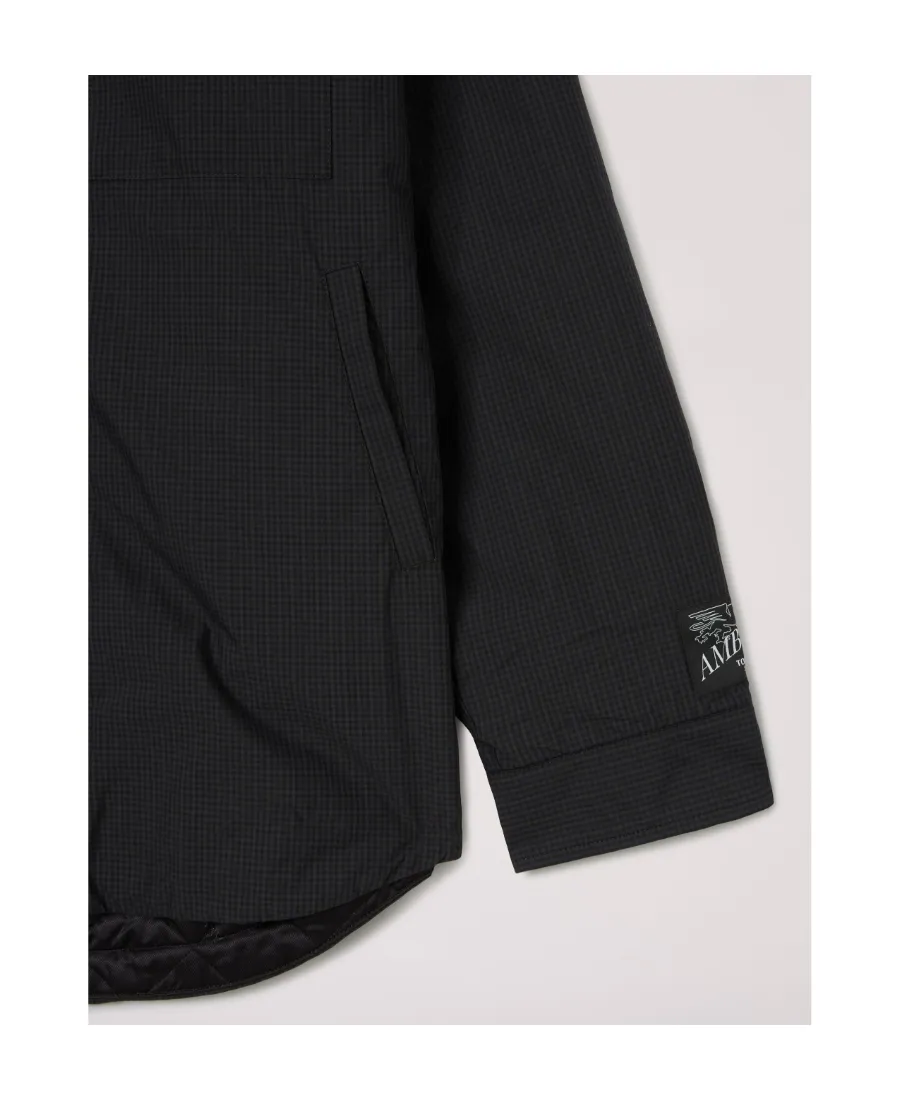 Buttoned Long-Sleeved Padded Shirt Jacket