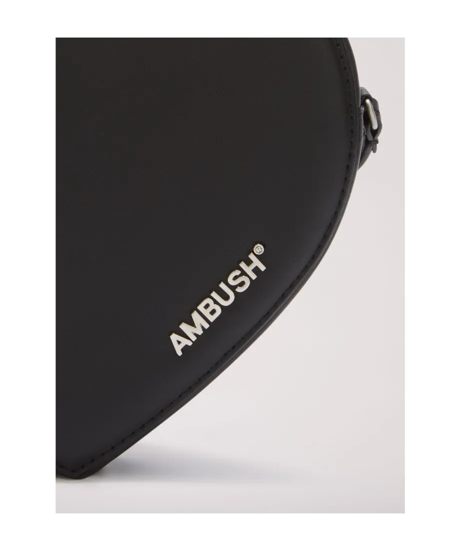 Heart Logo Plaque Crossbody Bag
