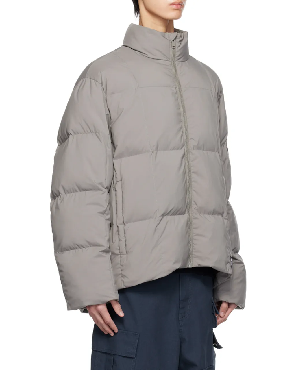 Logo Patch Puffer Jacket