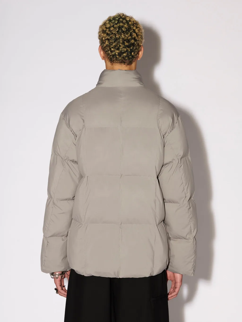 Logo Patch Puffer Jacket