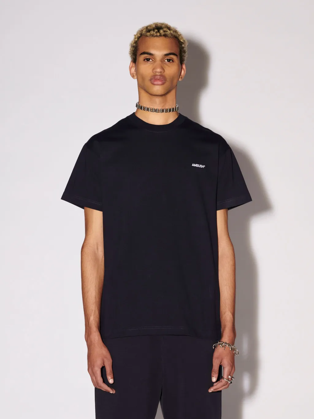 Logo Embroidered Crewneck T-Shirt