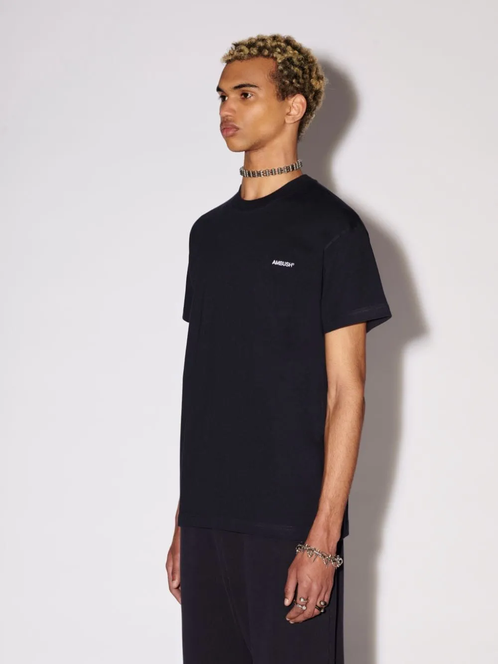 Logo Embroidered Crewneck T-Shirt