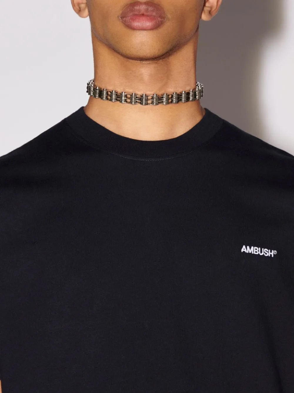 Logo Embroidered Crewneck T-Shirt