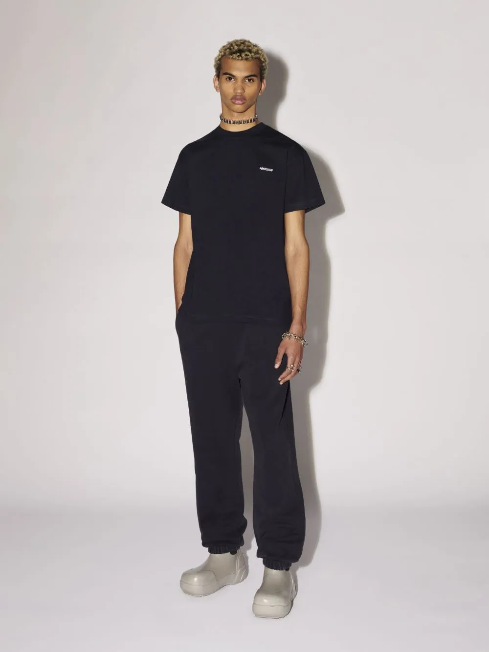 Logo Embroidered Crewneck T-Shirt