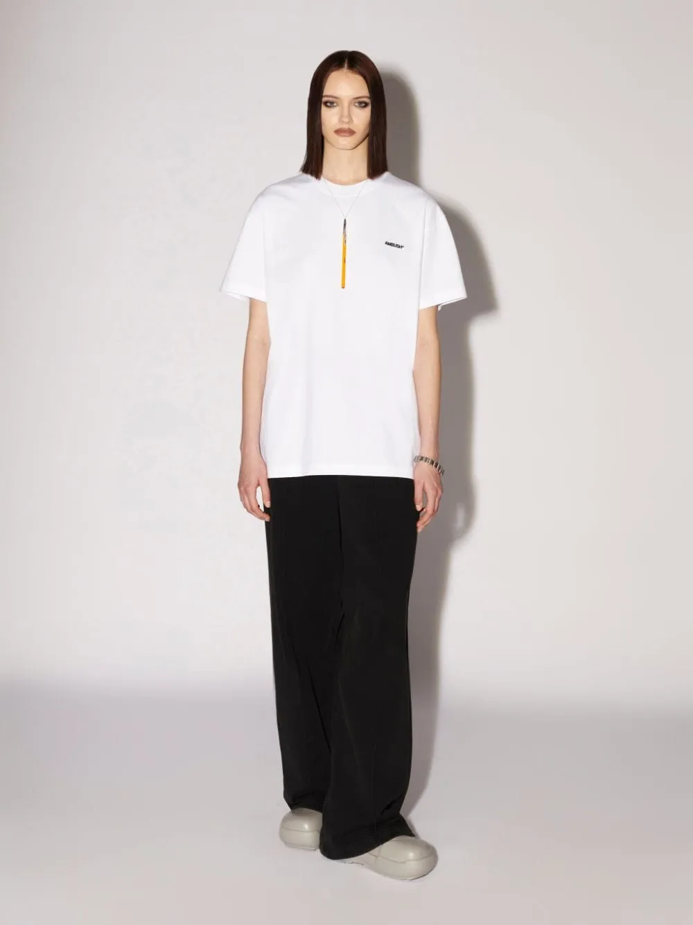 Logo Embroidered Crewneck T-Shirt