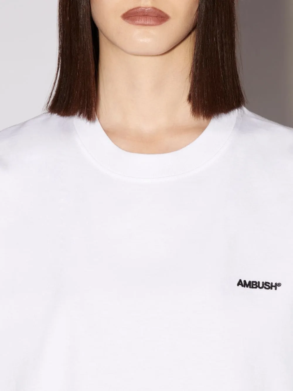 Logo Embroidered Crewneck T-Shirt