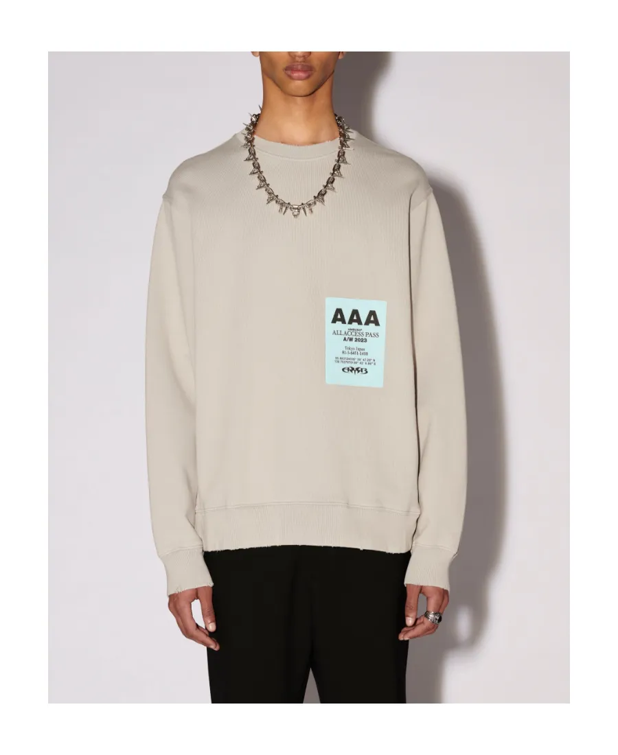 Logo Patch Crewneck Sweatshirt