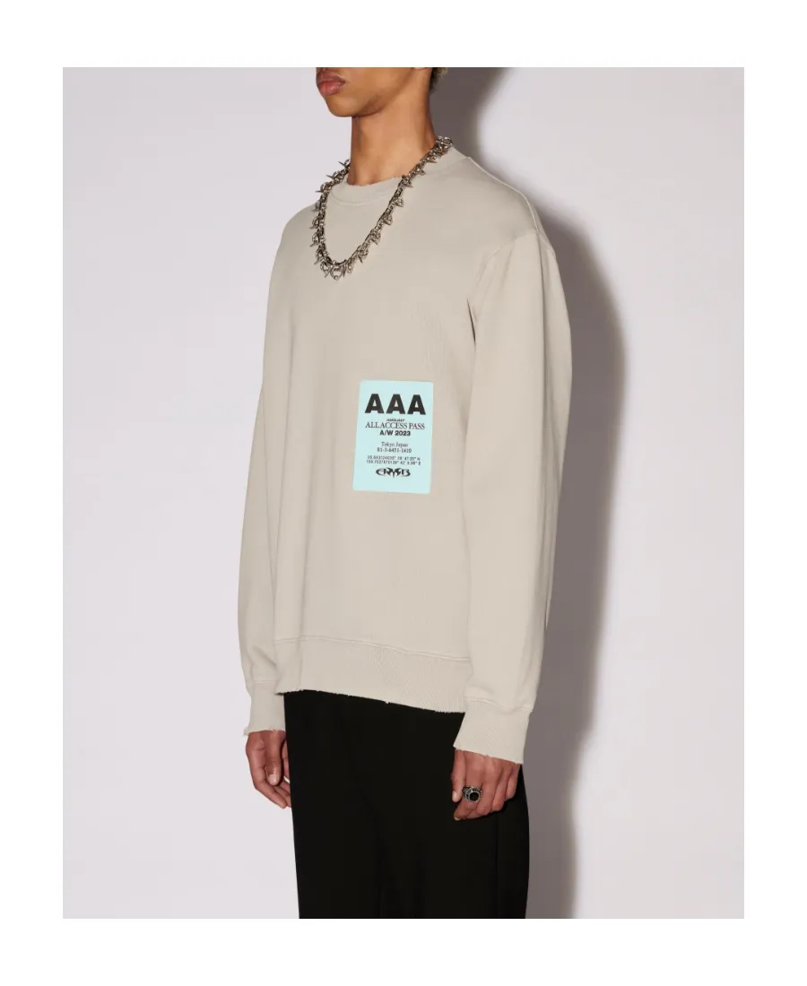 Logo Patch Crewneck Sweatshirt