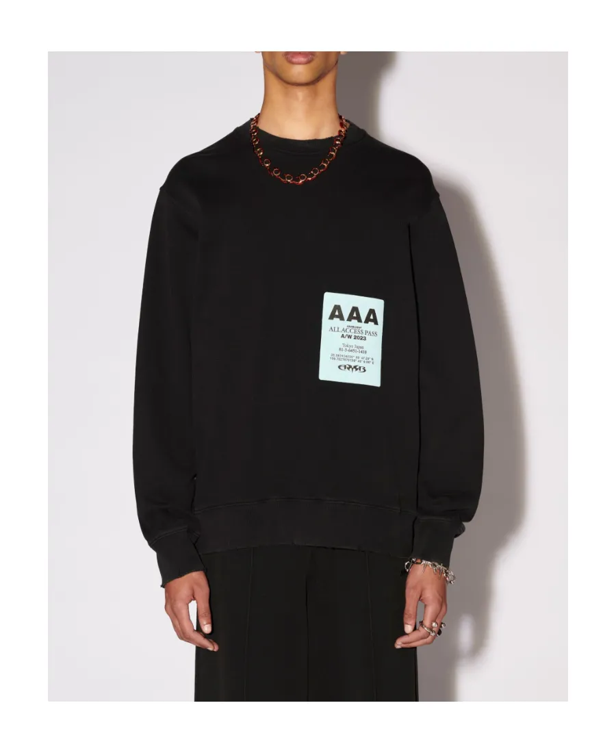 Logo Patch Crewneck Sweatshirt