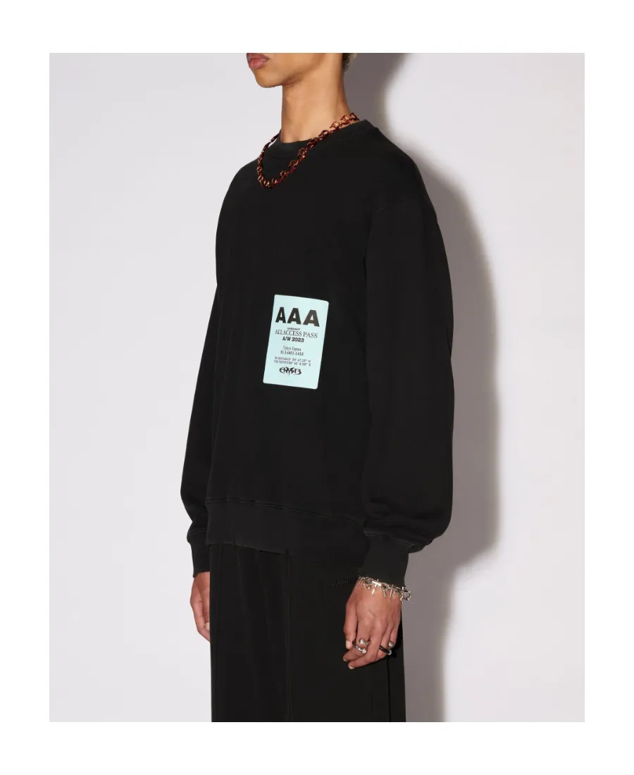 Logo Patch Crewneck Sweatshirt