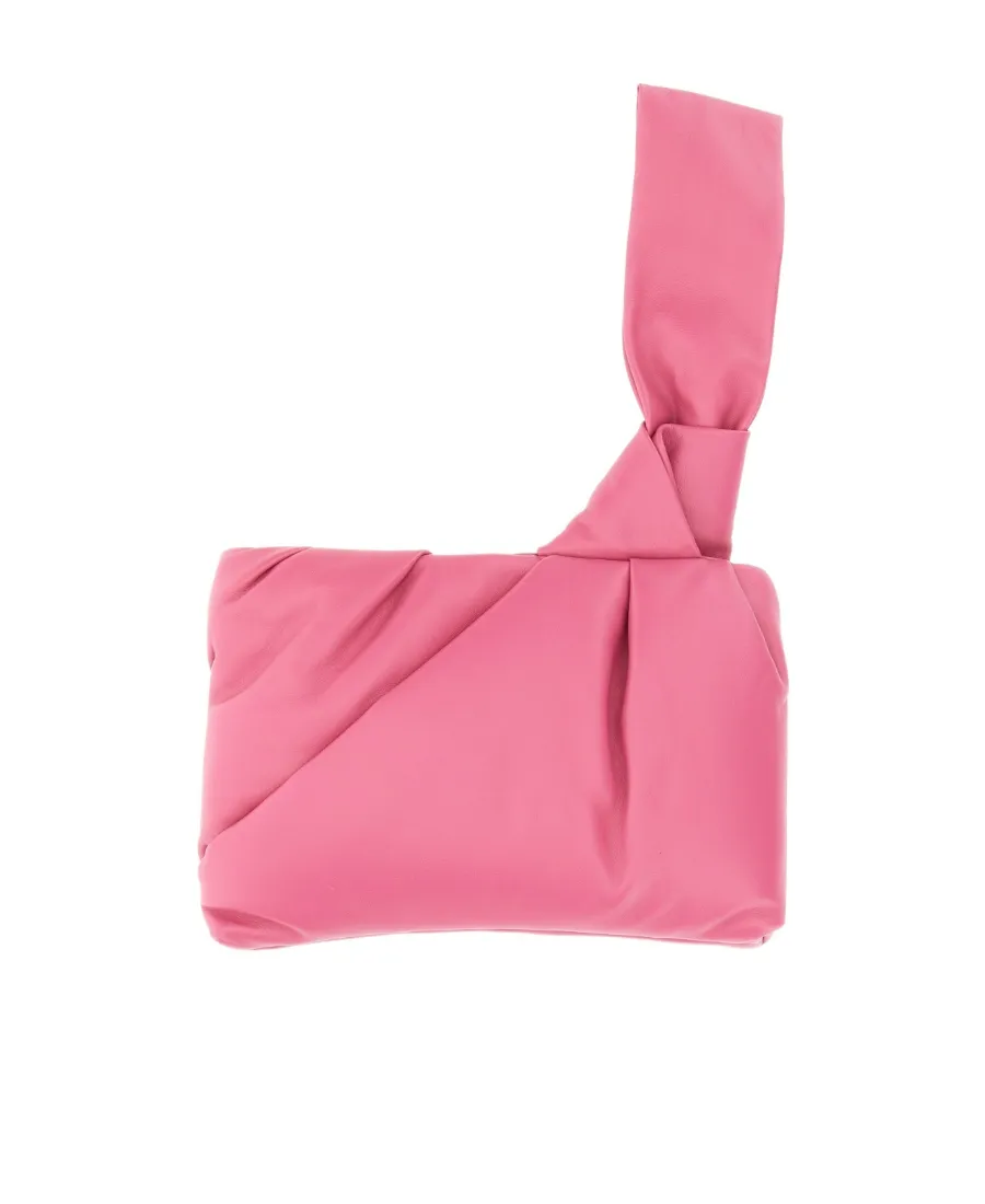 Logo Lettering Wrist Clutch Bag