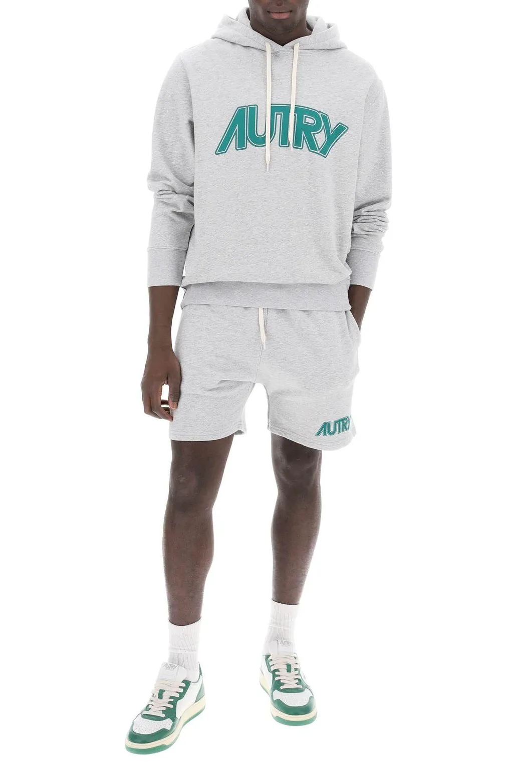 Logo-Printed Drawstring Hoodie
