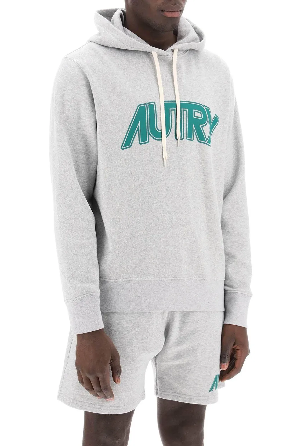 Logo-Printed Drawstring Hoodie