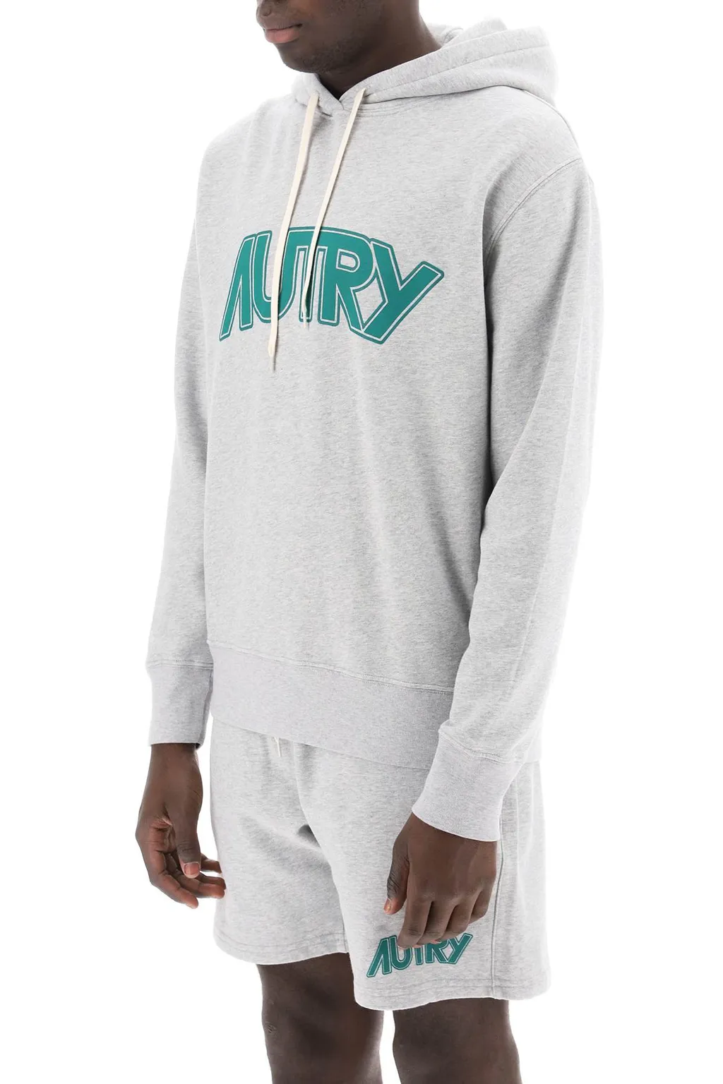 Logo-Printed Drawstring Hoodie