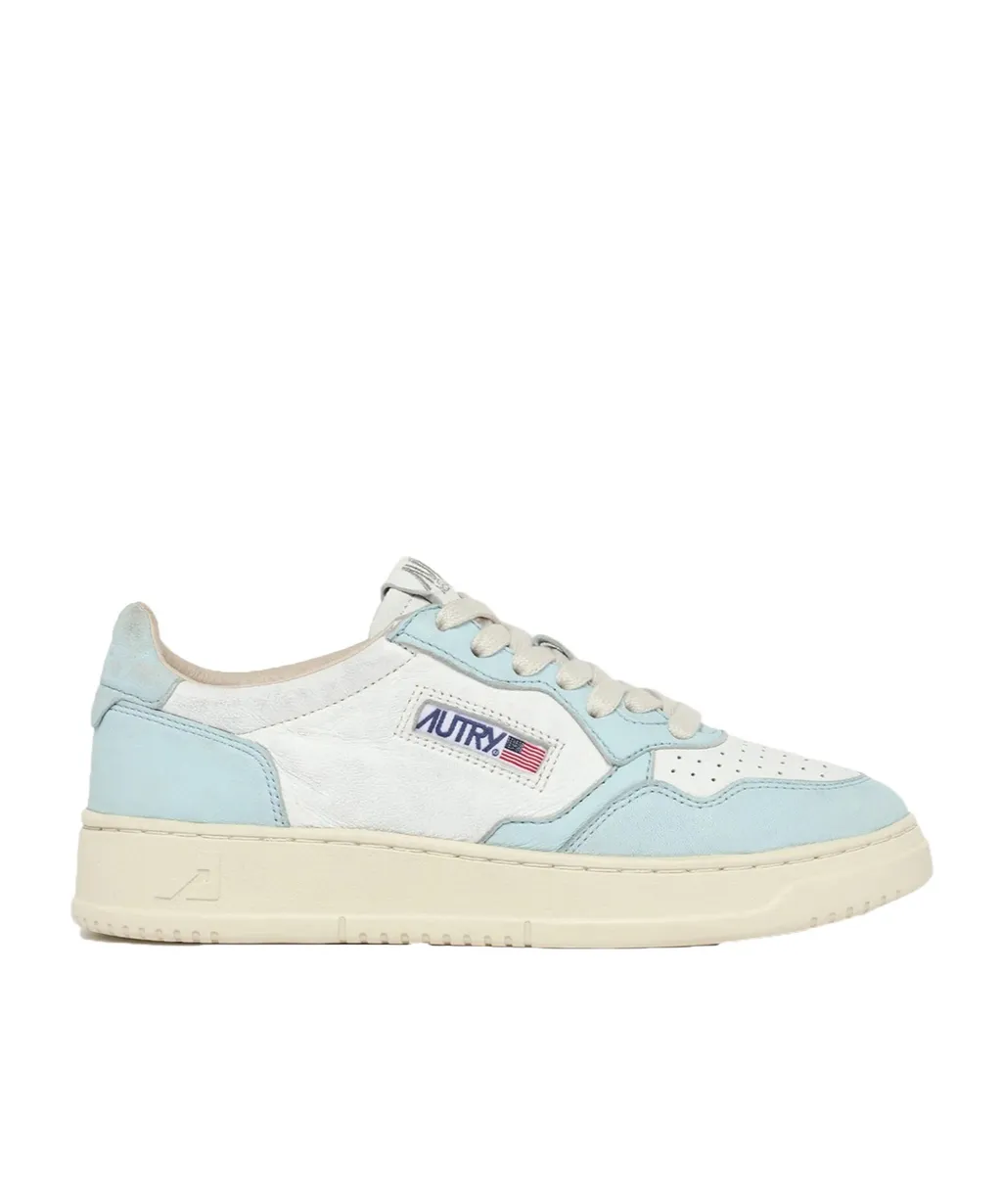 Medalist Bicolor Lace-Up Sneakers