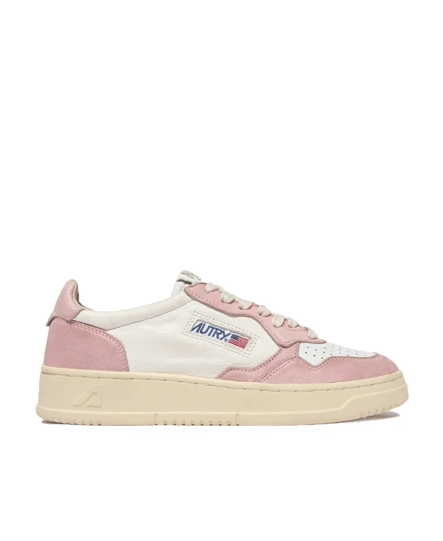 Medalist Bicolor Lace-Up Sneakers