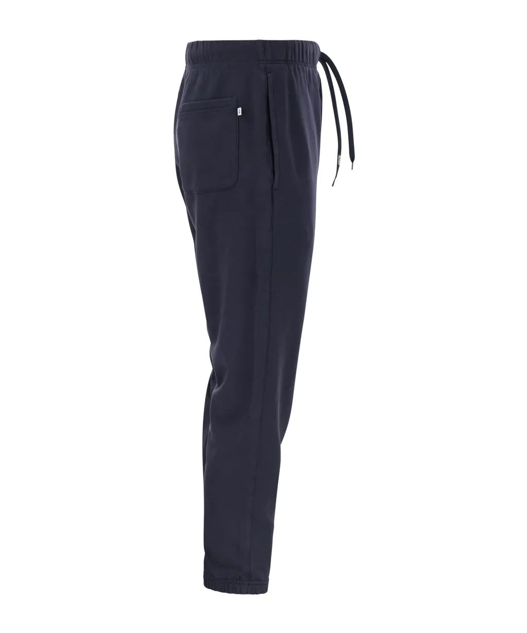 Logo Patch Tapered Leg Track Pants