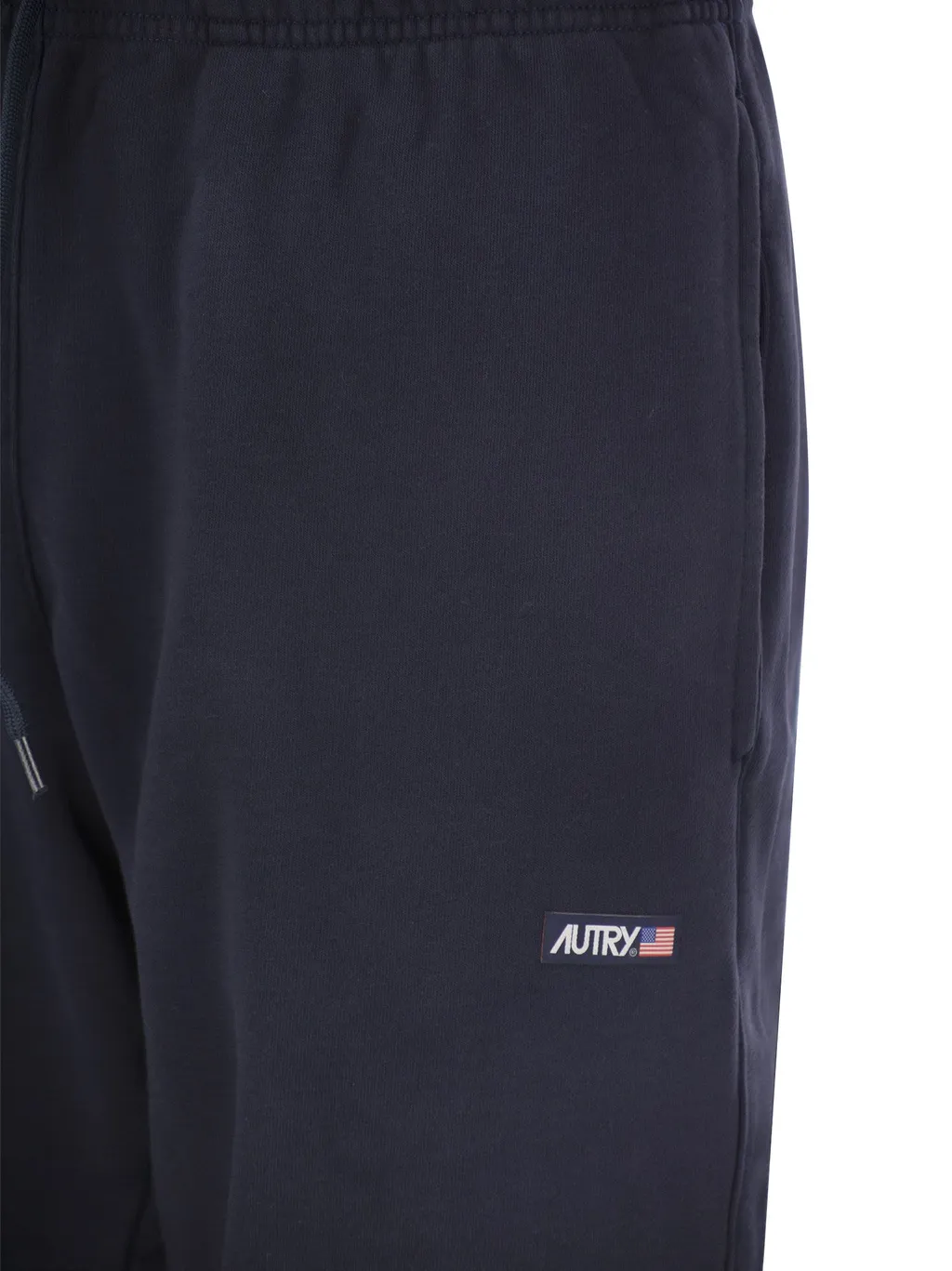 Logo Patch Tapered Leg Track Pants