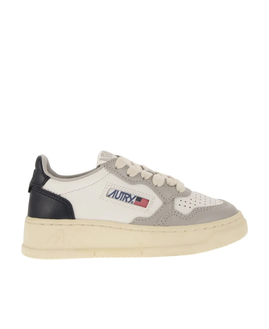Round Toe Lace-Up Sneakers
