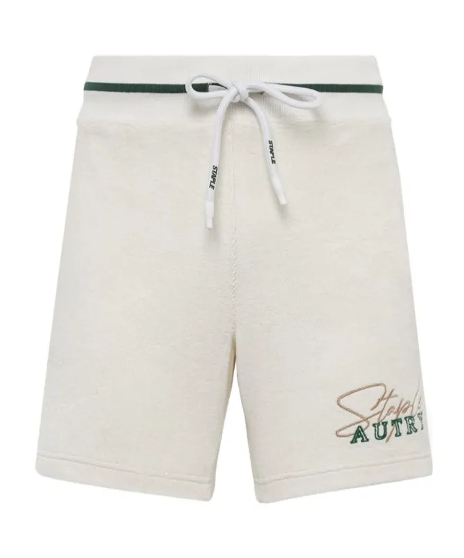Logo Embroidered Drawstring Shorts