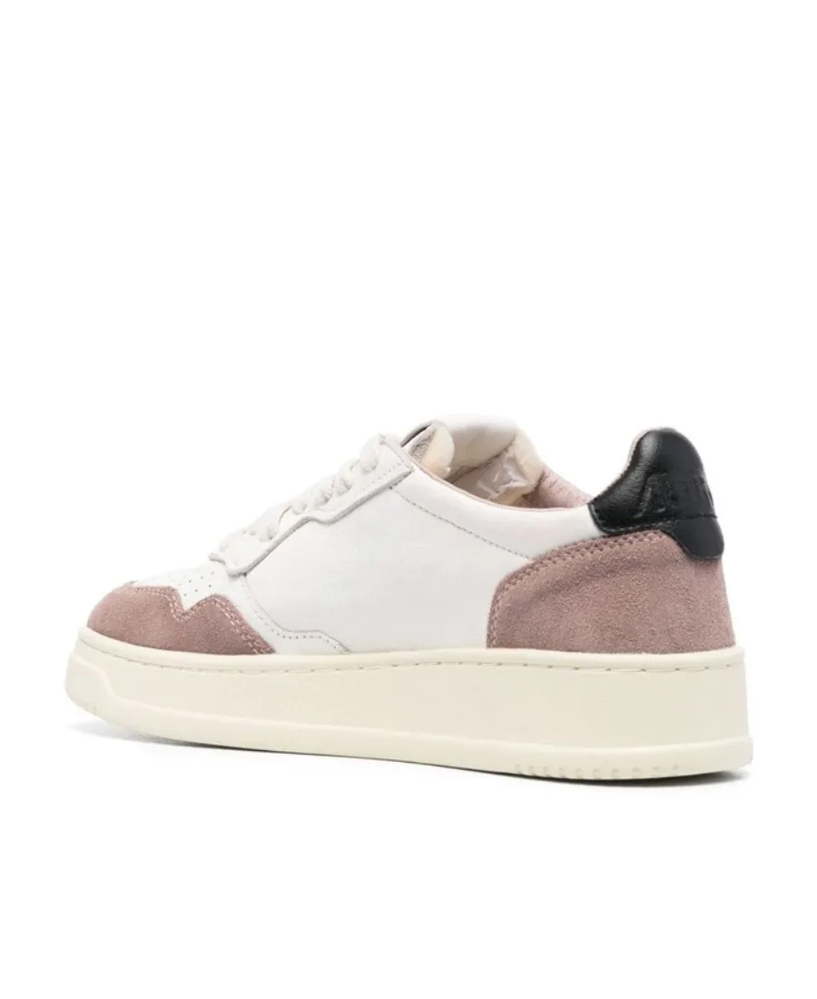 Panelled Lace-Up Sneakers