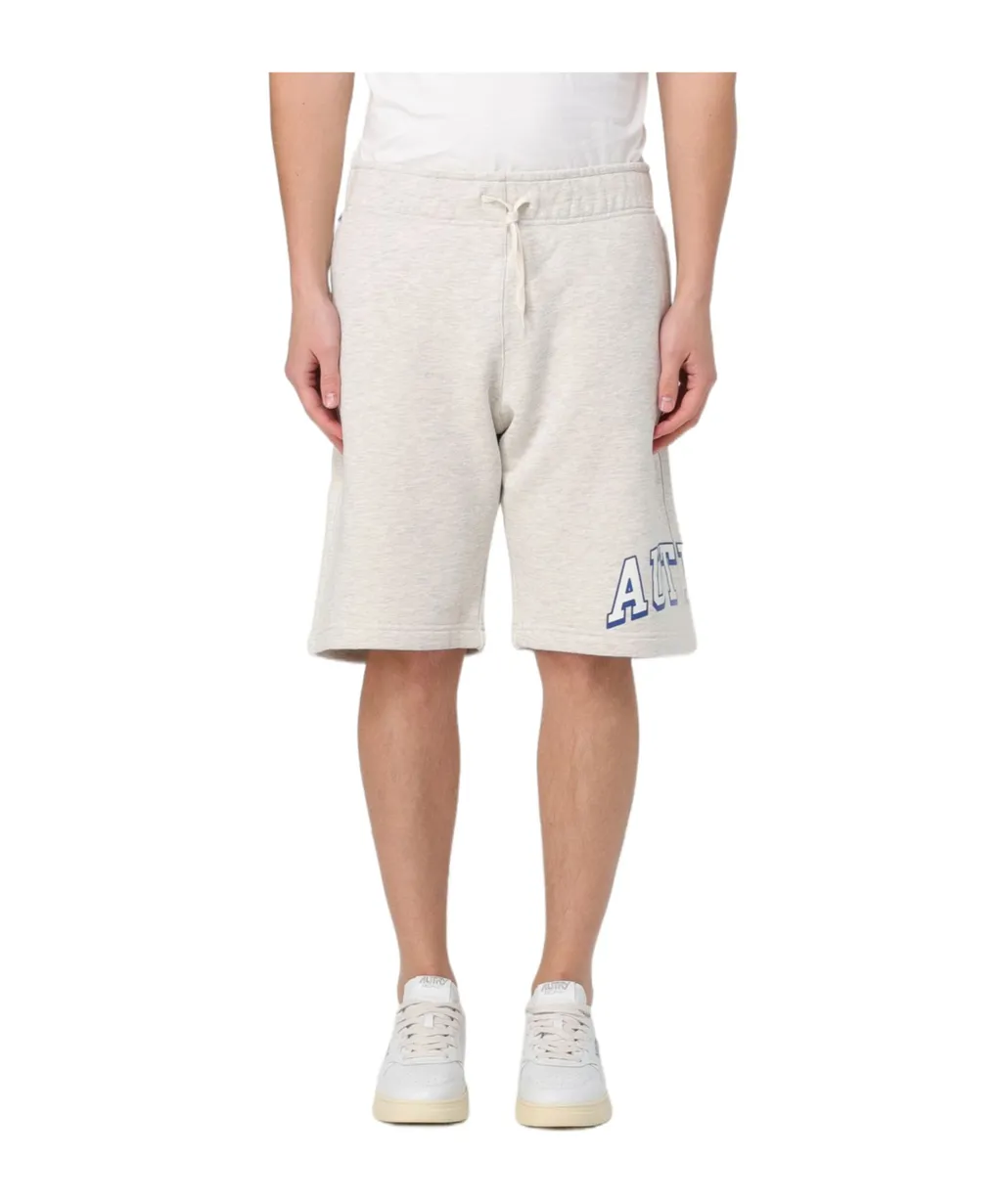 Logo Printed Drawstring Shorts