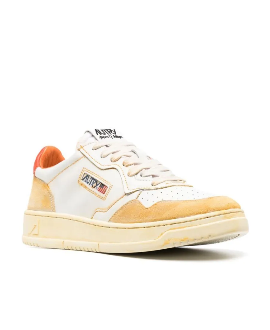 Colour-Block Low-Top Sneakers