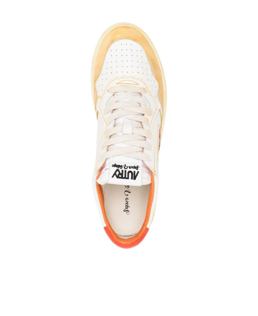 Colour-Block Low-Top Sneakers