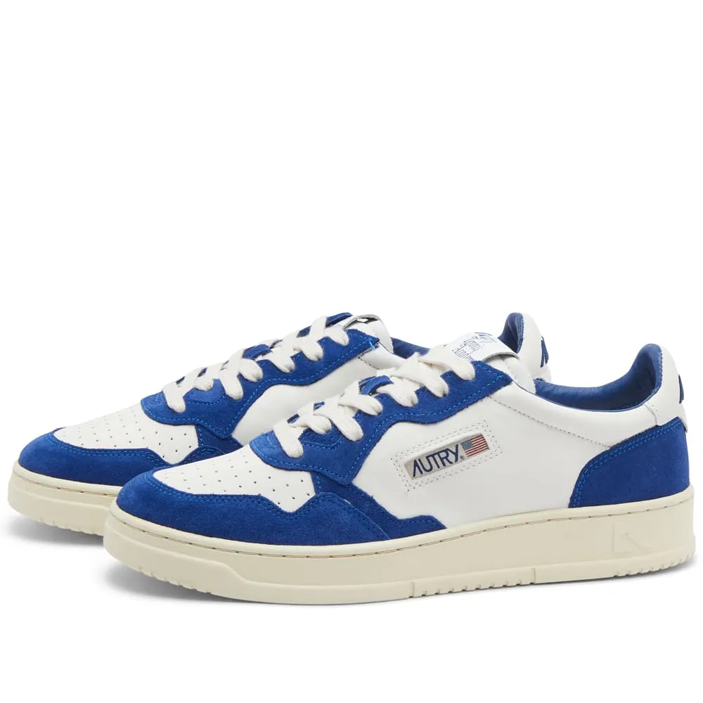 Leather Colour-Block Sneakers