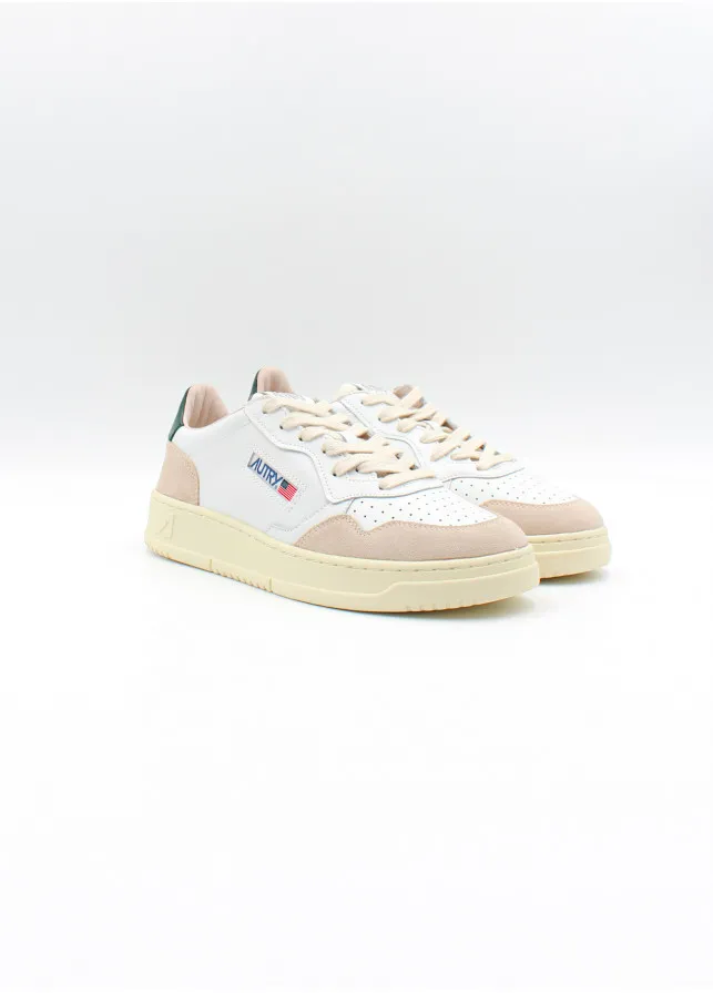 Panelled Lace-Up Sneakers
