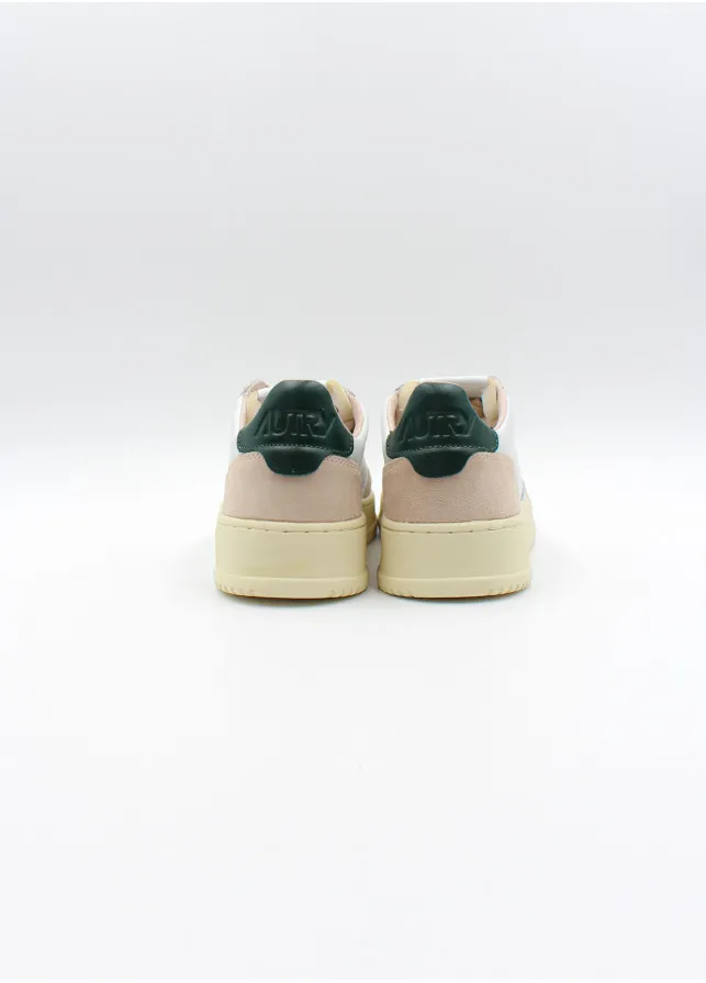 Panelled Lace-Up Sneakers
