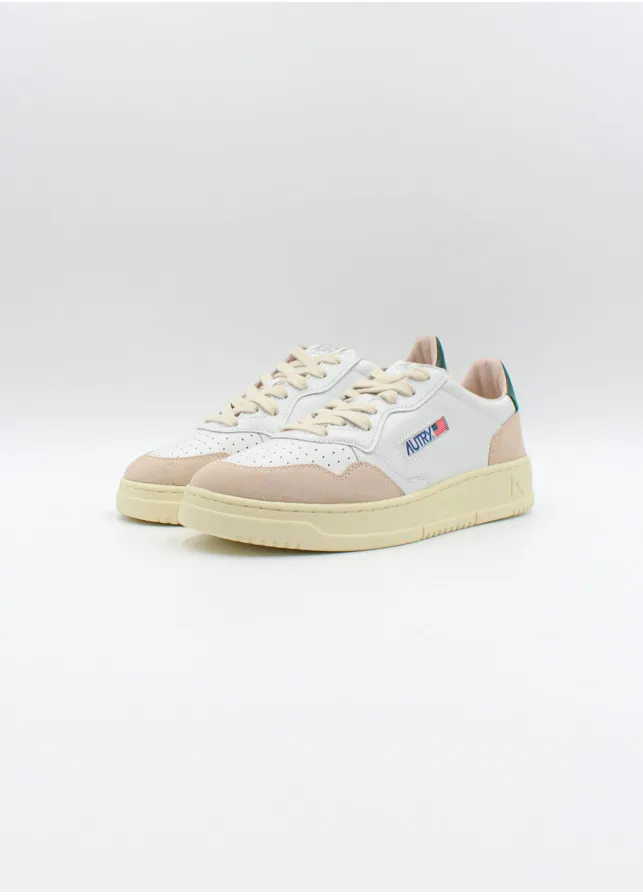 Panelled Lace-Up Sneakers