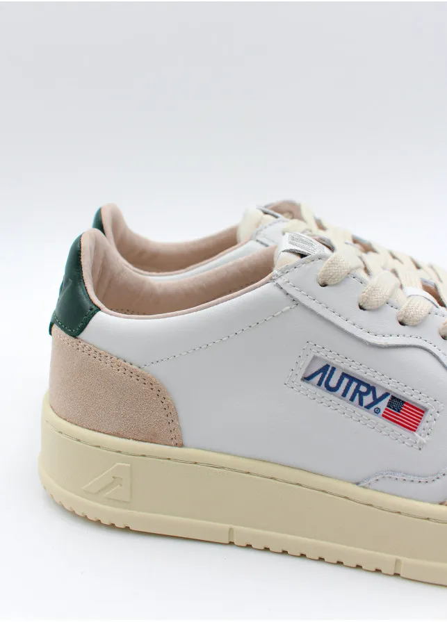 Panelled Lace-Up Sneakers