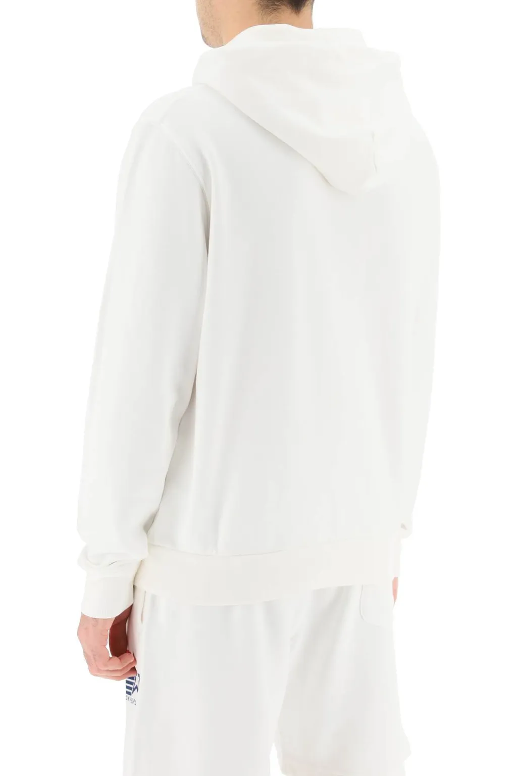 Logo Print Drawstring Hoodie