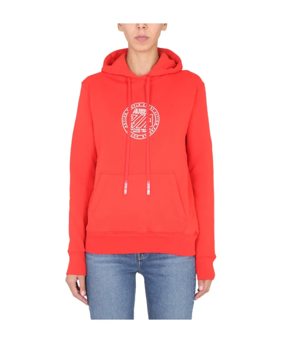 Logo Detailed Drawstring Hoodie