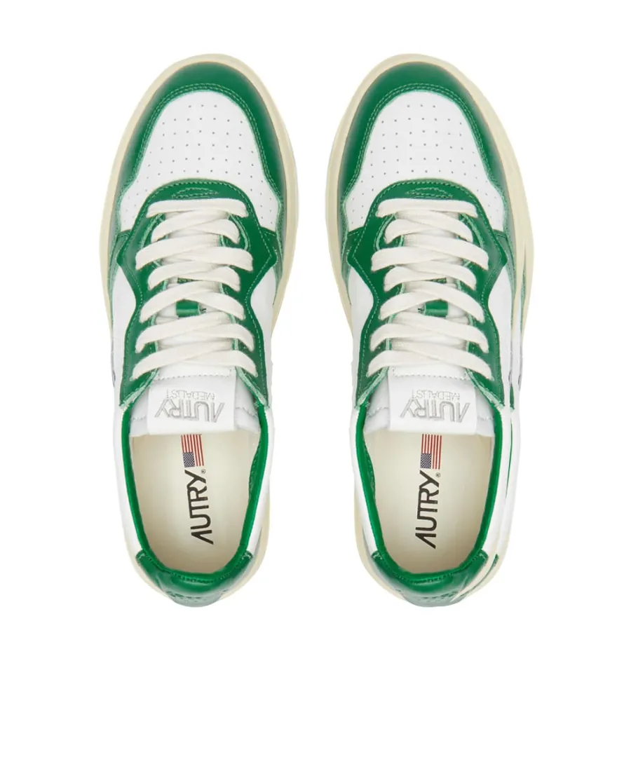 Medalist Lace-Up Color Block Sneakers
