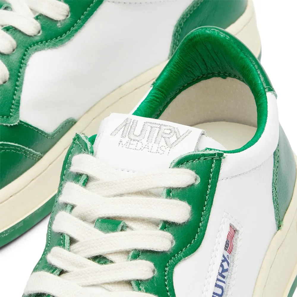 Medalist Lace-Up Color Block Sneakers