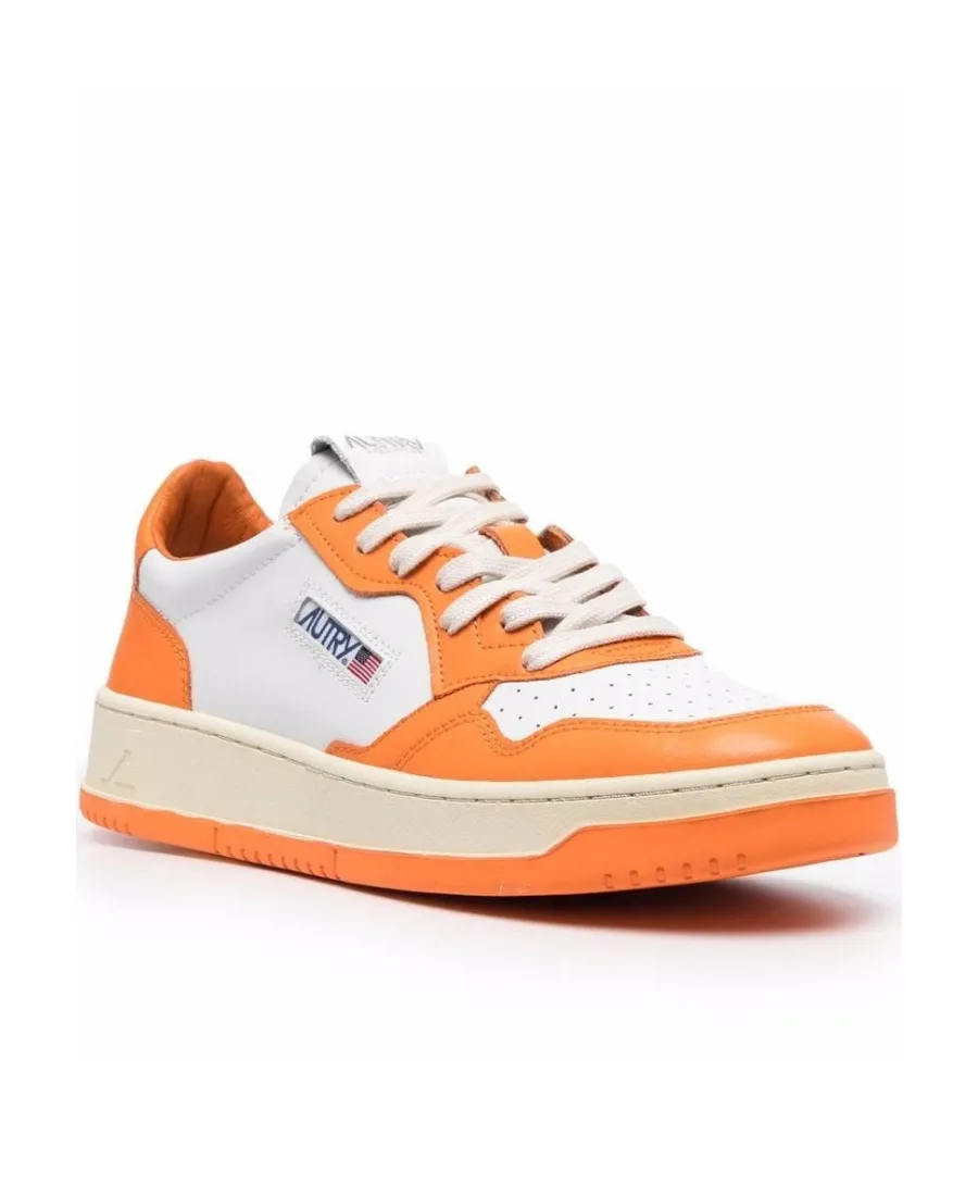 Two-Tone Low-Top Sneakers