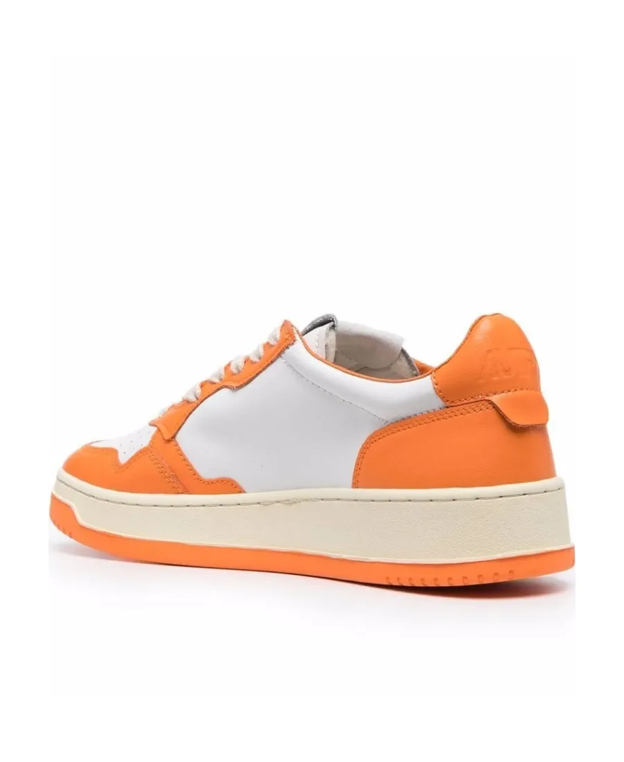 Two-Tone Low-Top Sneakers