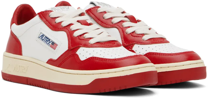 Two-Tone Panelled Sneakers