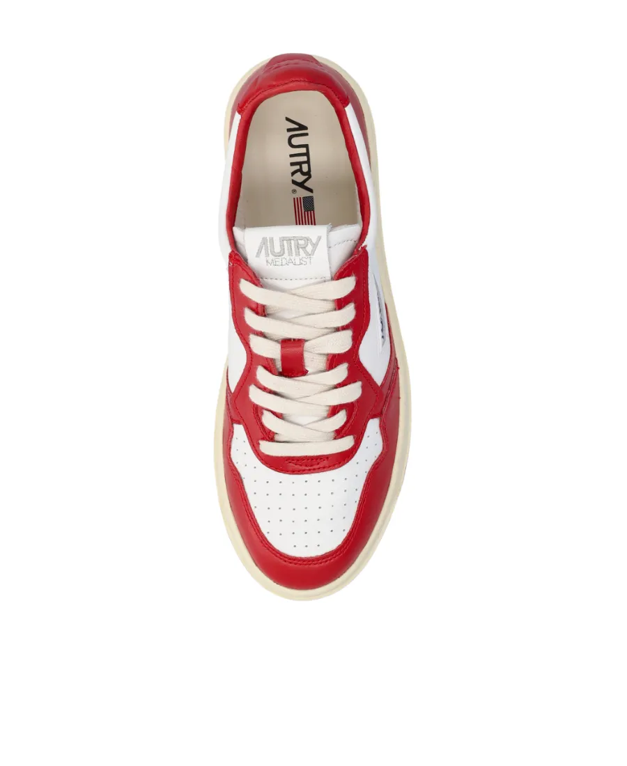 Two-Tone Low-Top Sneakers
